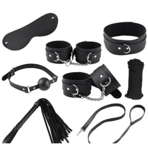 Kit 8 em 1 pcs De Cama Fetiche Casal Set/ Brinquedos Sexuais SexShop Produtos Eroticos Sexy Shop Prazer Sexual