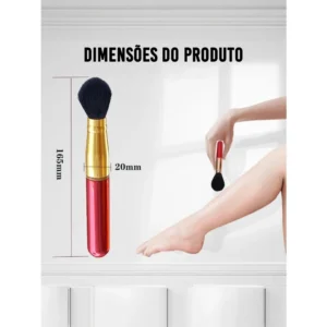 Vibrador Feminina formato de Pincel 2 em 1 Super Discreto design compacto - Imagem 7