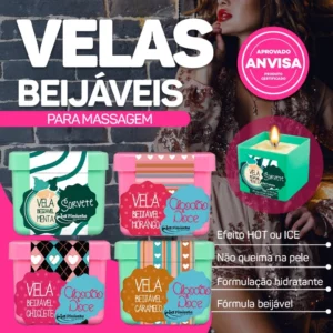 VELA AROMÁTICA BEIJÁVEL QUE AQUECE O AMBIENTE COM PERFUME ENVOLVENTE - Imagem 3