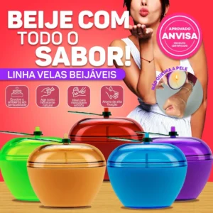 VELA AROMÁTICA BEIJÁVEL QUE AQUECE O AMBIENTE COM PERFUME ENVOLVENTE - Imagem 2